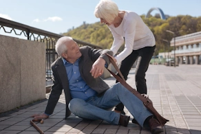 Women walking on boardwalk
